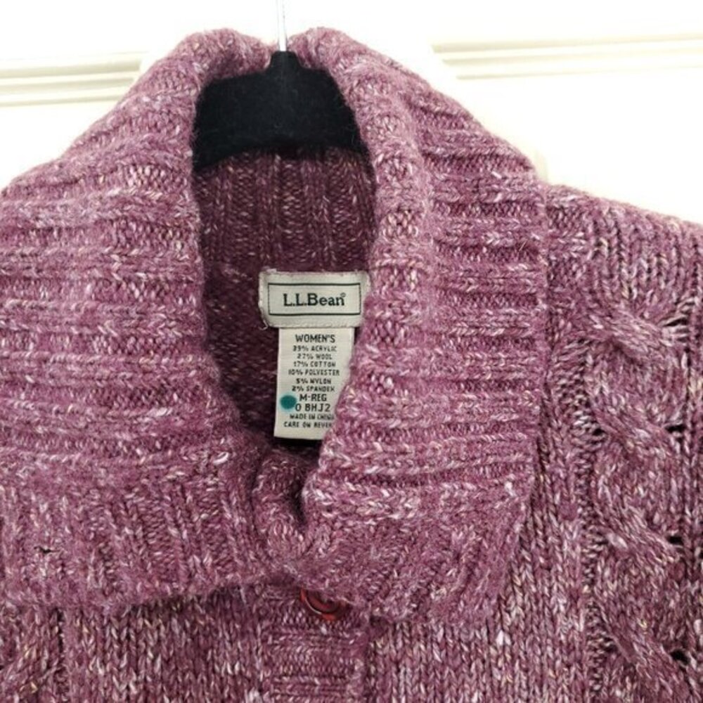 LL. Bean Cardigans M Red - Picture 6 of 13